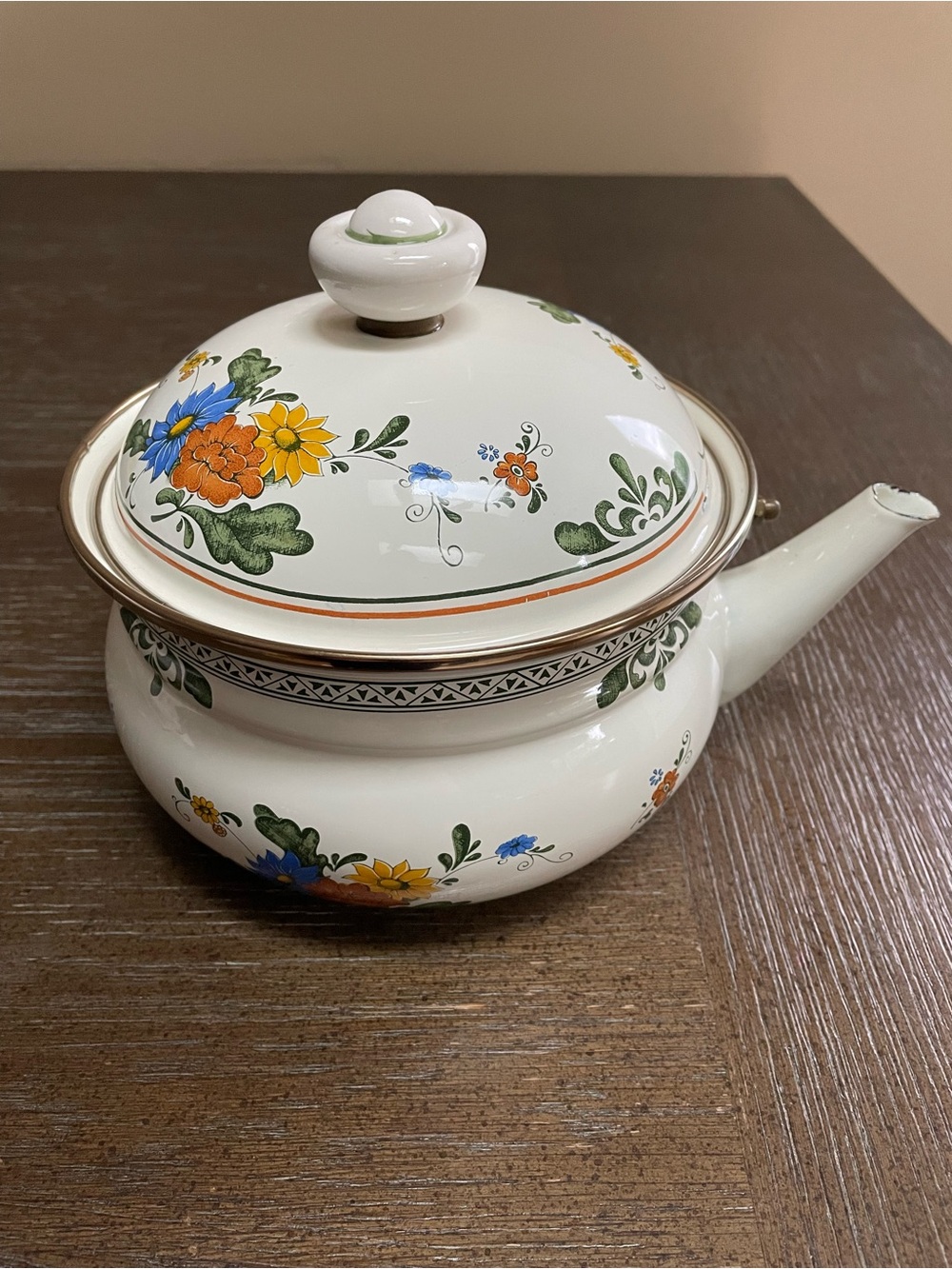 🫖🌸VINTAGE🌸🫖 Tea Kettle! 🫖🌸 - Picture 2 of 11
